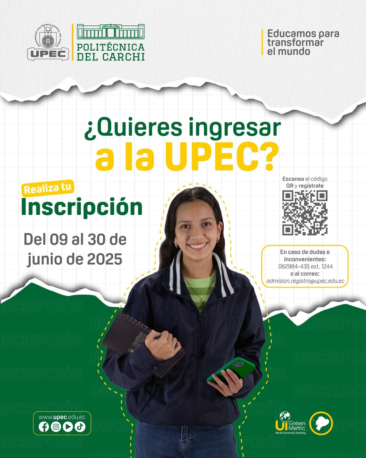 Ingreso a la Upec